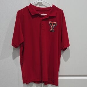 Texas Tech Antigua Red Mens Polo Shirt